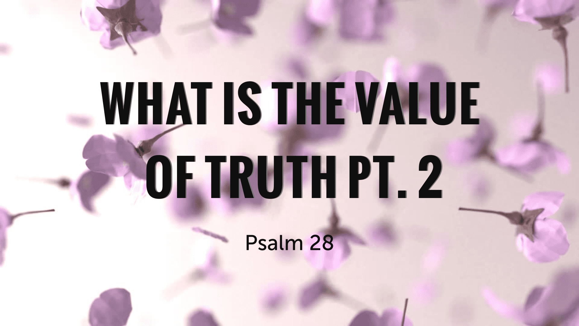 What is the value of truth pt2